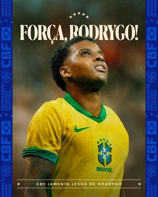 开云app-巴西足协祝福罗德里戈：祝愿他早日康复，尽快重返赛场